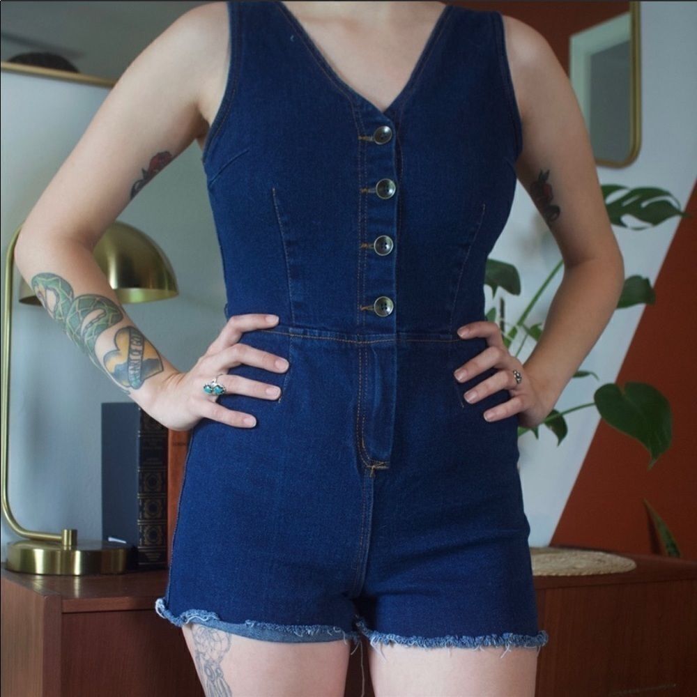 Universal Thread Jumpsuit altered into a romper